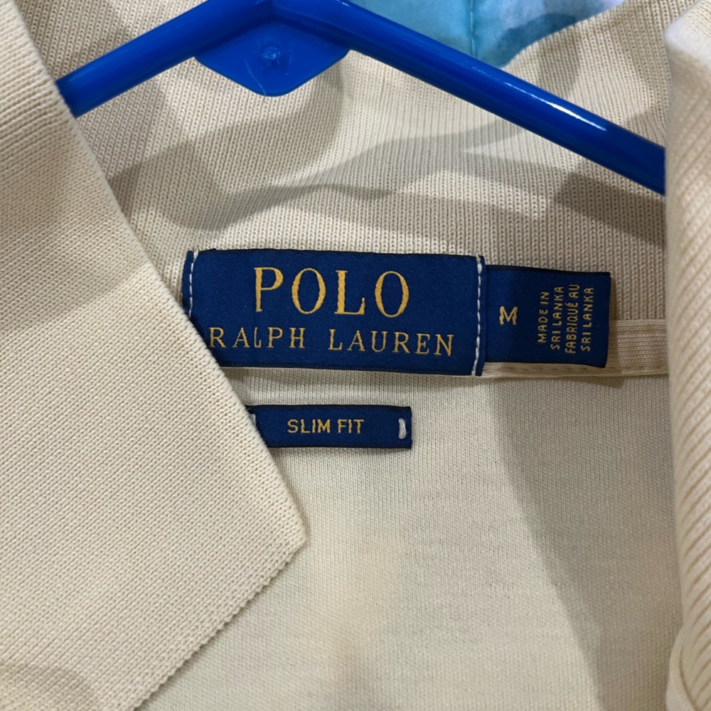 Polo by Ralph Lauren Beige Slim Fit Polo